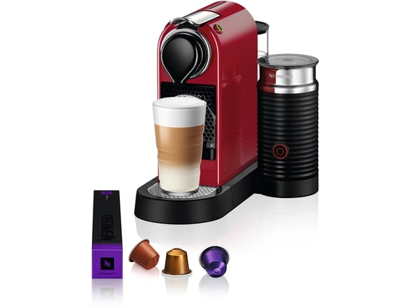 Nespresso Aparat za kafu Citiz and Milk Red C123-EUCRNE2-S