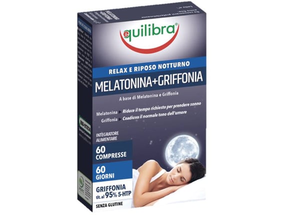 Equilibra Melatonin + griffonia 60 tablets