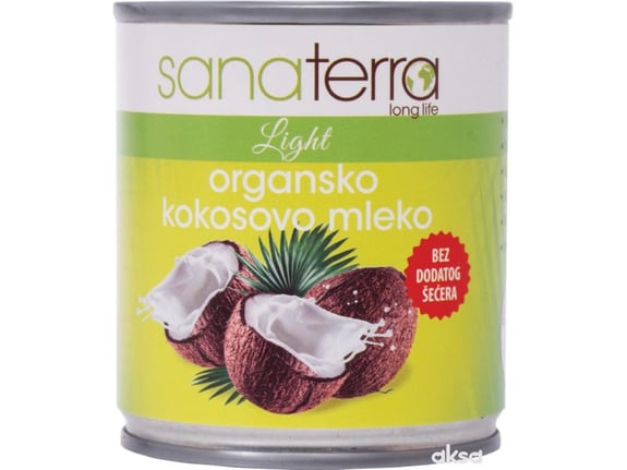 Sanaterra Organsko kokosovo mleko 200ml