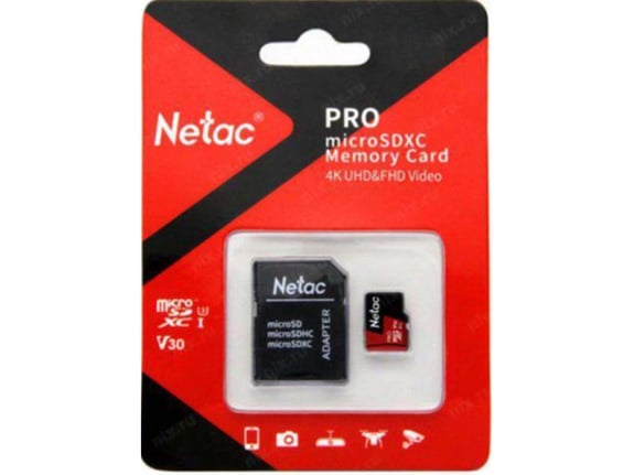 Netac Memorijska kartica Micro SDXC 128GB P500 Extreme Pro NT02P500PRO-128G-R + SD adapter