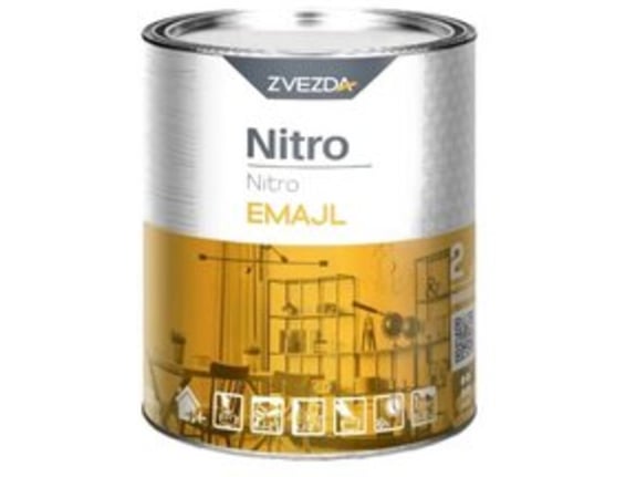 Helios Nitro emajl za drvo i metal 0.75 l srebrni