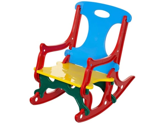 Kinder home Stolica za ljuljanje Toni - pogodna za kuću i na otvorenom, 3 u 1 - stolica, ljuljaška i slagalica
