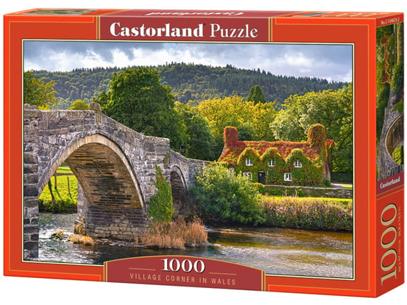 Puzzle 1000 delova c-104673-2 village corner in wales