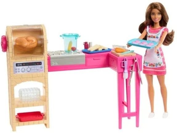 Barbie Kuhinja Set sa lutkom