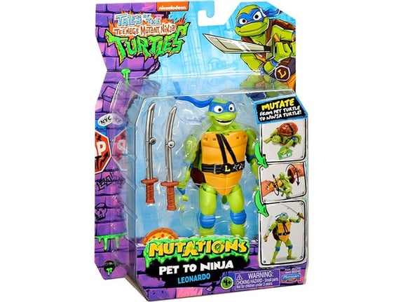 TMNT Figura Leonardo Mutant 2u1
