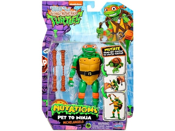 TMNT Figura Mikelanđelo Mutant 2u1