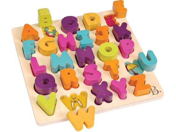 B toys Drvena abeceda BX1823G