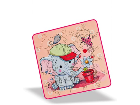 Wood Magic Slagalica od drveta Puzzle za decu Slon Beba 30 delova