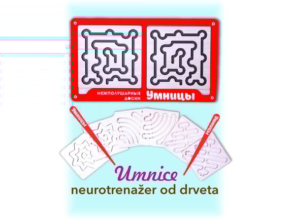 Grat Društvena igra od drveta Interhemisferne ploče Umnice