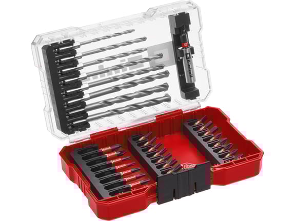 Einhell Set udarni bit i burgija S2 - E6.3-1/4" kamen 3-10mm M-Case 33 kom