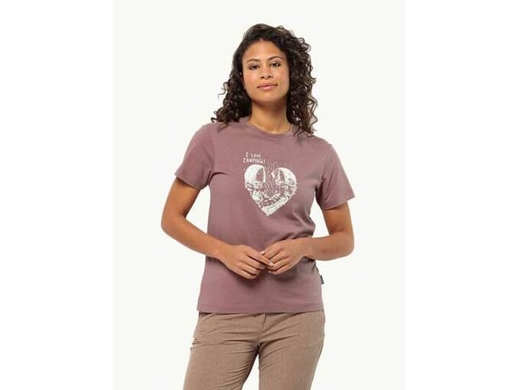 Jack Wolfskin Ženska majica Camping love T