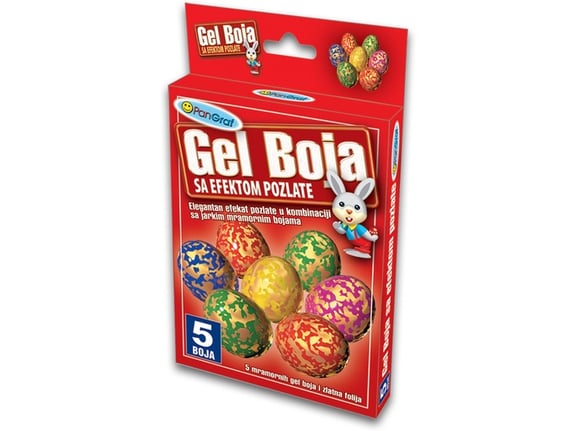 PanGraf Gel boja sa efektom pozlate 5/1