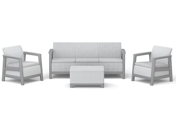 Keter Baštenska garnitura Scandi Linea III sa box stolom CU 264041