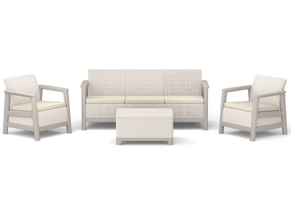 Keter Baštenska garnitura Scandi Linea III sa box stolom CU 264042