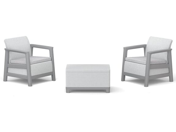 Keter Baštenska garnitura Scandi Linea sa box stolom CU 264043