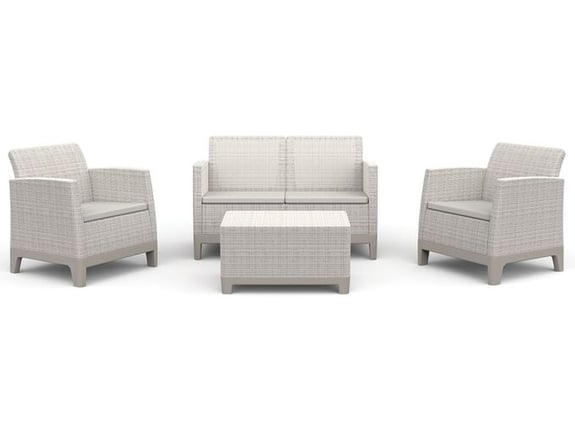 Keter Baštenska garnitura Scandi forma II sa box stolom CU 264087