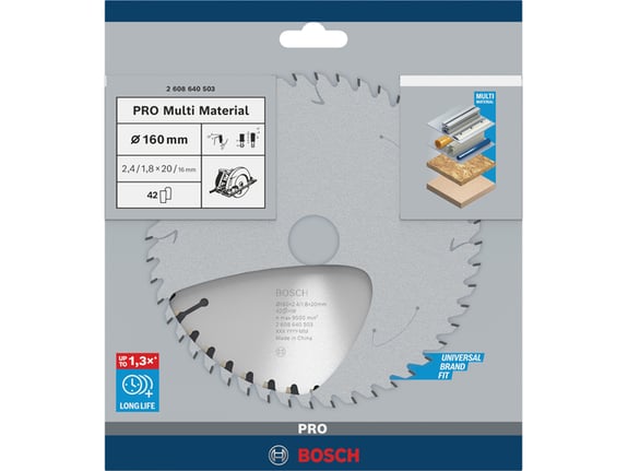 Bosch List kružne testere PRO MultiM 160x2.4x20 mm