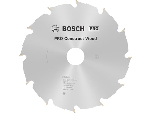 Bosch List kružne testere 190×2,6×30 mm PRO Construct wood