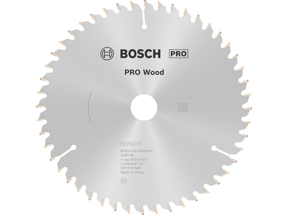 Bosch List kružne testere za drvo PRO Wood 160x2.6x20 mm