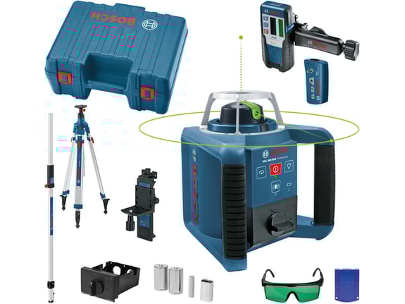 Bosch Rotacioni laser GRL300HVG + GR240 + BT300HD 061599404B