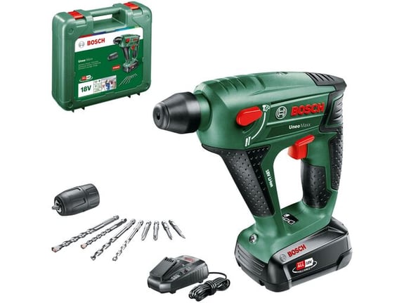 Bosch Akumulatorski elektro-pneumatski čekić za bušenje Uneo Maxx 060395230F