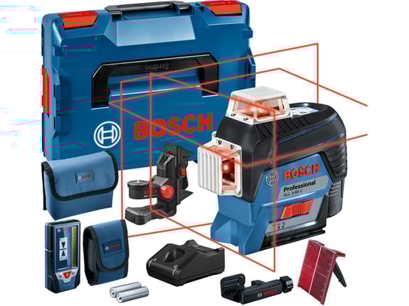 Bosch Laser za linije GLL 3-80C + LR7 + L-Boxx 0601063R05