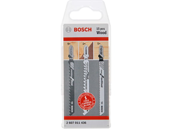 Bosch Komplet listova ubodne testere sa T držačem za drvo Expert 2607011436