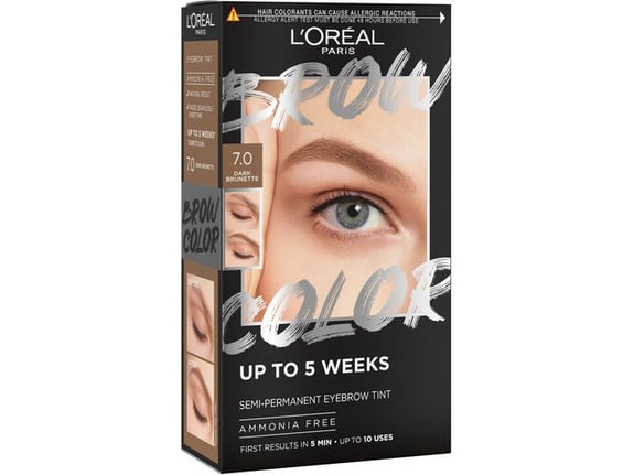 LOreal Paris Polutrajna boja za obrve Brow Color 7.0 Dark Blonde