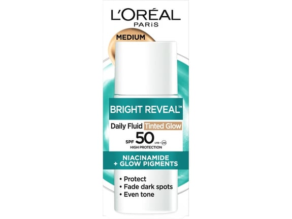 L'Oréal Paris Krema za lice Bright reveal tinted fluid medium