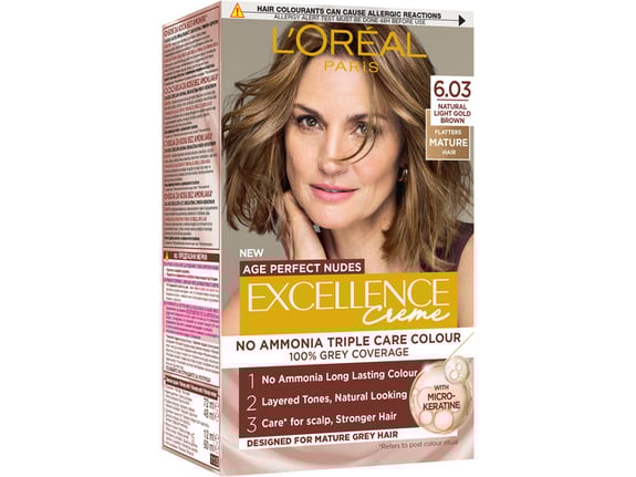 L’Oréal Paris Boja za kosu Excellence Age perfect nudes 6.03 ASH Brown