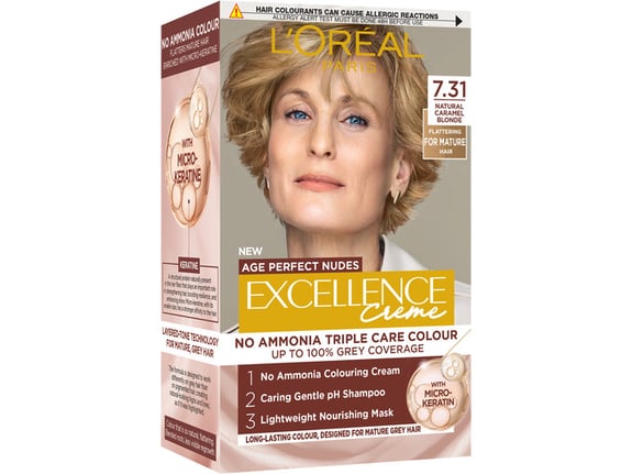 L’Oréal Paris Boja za kosu Excellence Age perfect nudes 7.31 ASH Brown