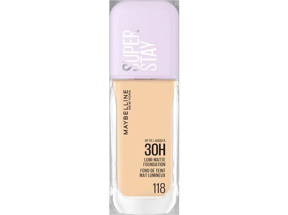 Maybelline New York Tečni puder Super stay lumi matte 118