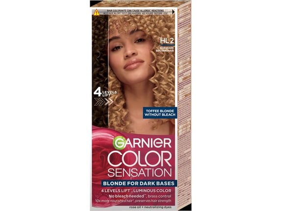 Garnier Boja za kosu Color sensation HL2 7.31 karamel plava
