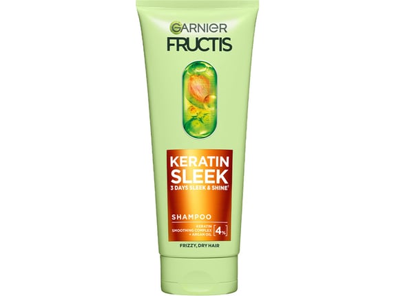 Garnier Fructis Šampon za nezaglađenu, suvu kosu Keratin Sleek 200ml