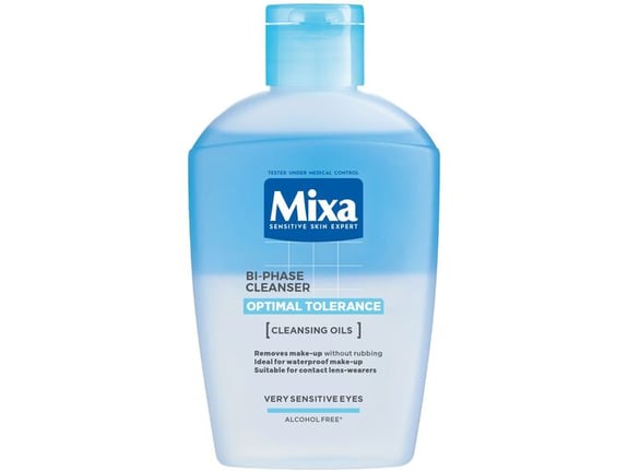 Mixa Optimalno Tolerantan dvofazni skidač šminke 125ml