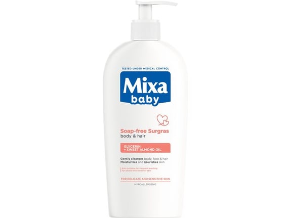 Mixa Baby Gel za kupanje bez sapuna – za kosu i telo 400ml