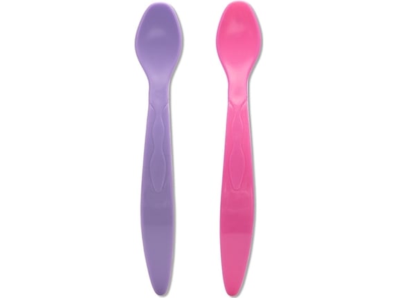 Lorelli Bertoni Set fleksibilnih kašika za bebe - Pink/Purple