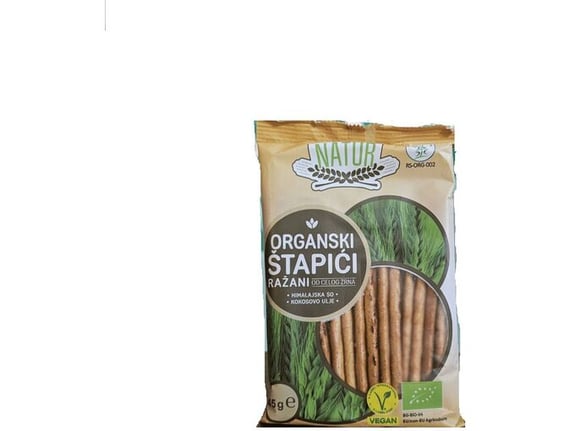 Natur Organski štapići ražani 45g
