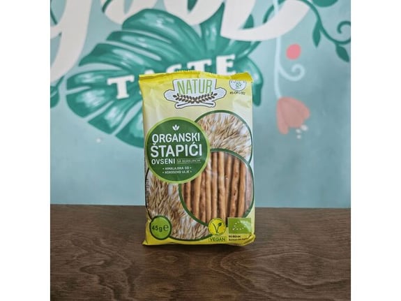 Natur Organski štapići ovseni 45g