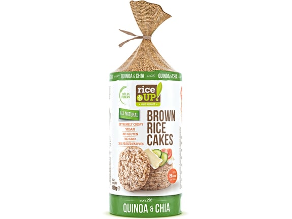 Rice up Pirinčane galete, kinoa, čia gf 120g