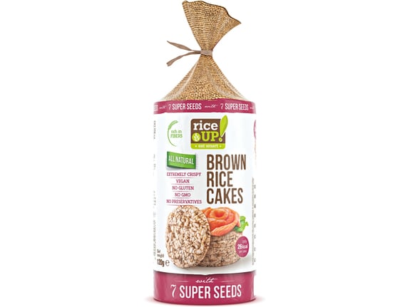 Rice up Pirinčane galete 7 vrsta semenki gf 120g
