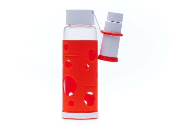 Status Vakuumska boca za sveže ceđene sokove i smutije, 0.6 L, 2-delni set