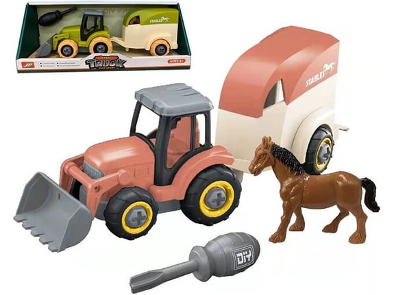 Traktor sa prikolicom DIY