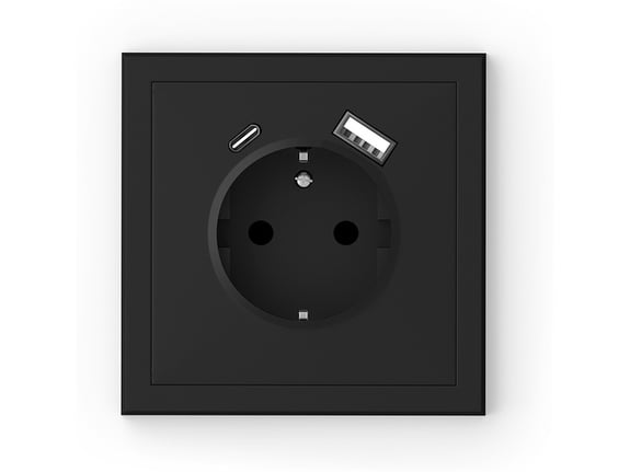 Commel Šuko utičnica sa USB A+C portom