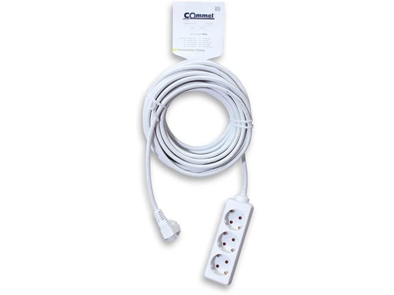Commel Produžni kabal 3 utičnice 16A 250V 3500W 10m H05VV-F 3G1,5