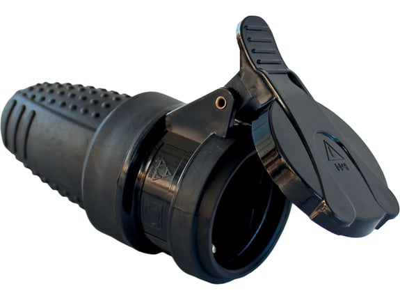 Commel Natikač sa uzemljenjem 16A 250V, gumeni