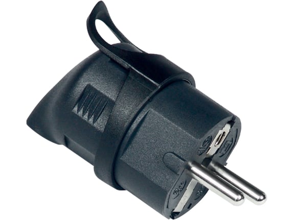 Commel Utikač ugaoni sa uzemljenjem 16A 250V