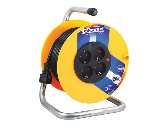 Commel Kabl sa motalicom PVC bubanj 230mm monofazna 20m H05VV-F 3G1,5