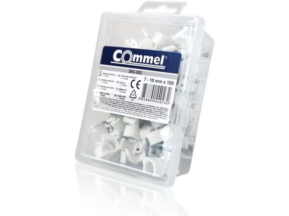Commel Kablovske obujmice 4-7 mm 100 kom