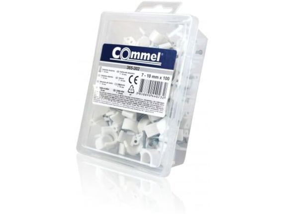 Commel Kablovske obujmice 10-14 mm 50 kom